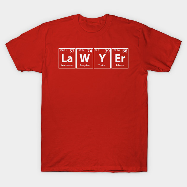 Lawyer (La-W-Y-Er) Periodic Elements Spelling